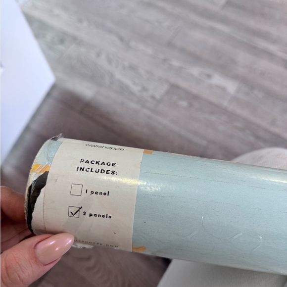 Anthro Wallshoppe Rosa Fish Sky Wallpaper Self Adhesive Anthropologie Peel Stick - Picture 2 of 6